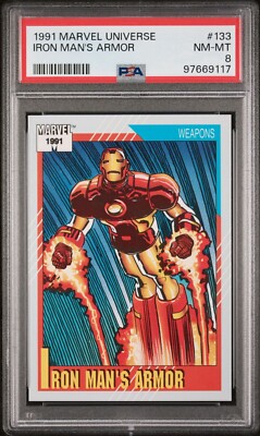 マーベル marvel Iron Man Armor アイアンマン psa10 1991 MARVEL UNIVERSE IRON MAN'S ARMOR #133 PSA 8 | eBay