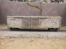HO SCALE CUSTOM WEATHERED NORFOLK SOUTHERN NS 1314 50' BOX CAR