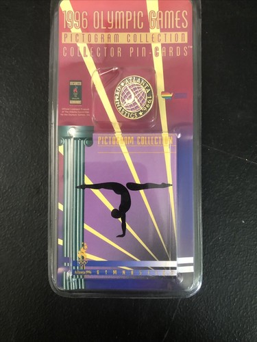 1996 Olympic Games Pictogram Collection Pins on Card Sealed Gymnastics