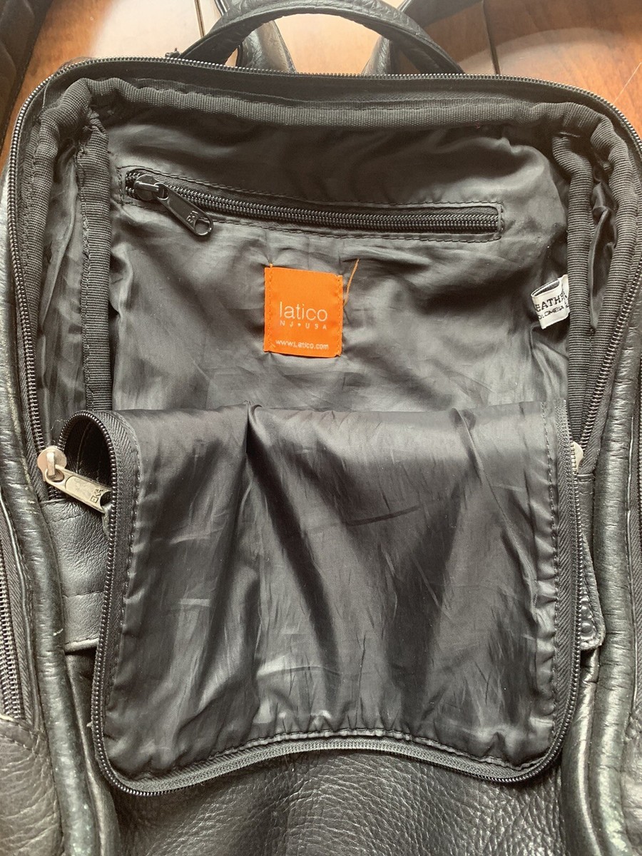Latico Leather Backpack NY New Jersey Company Vintage and  display picture 1