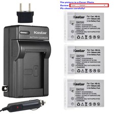 Kastar Battery Travel Charger for Canon NB-5LH CB-2LXE Canon PowerShot SD790 IS