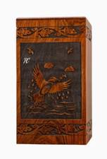 Wooden Urn For Human Ashes, Memorial Funeral Urn Box For Human Ashes, Dog Urn