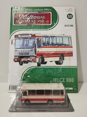  IXO IST JELCZ 080 Kultowe Autobusy PRL-u 1:72 no.52 polish bus ikarus paz