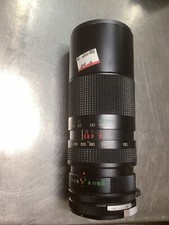 Vivitar 100-300mm f/5 Auto Zoom Canon C/FD mount Lens For SLR Cameras - Black