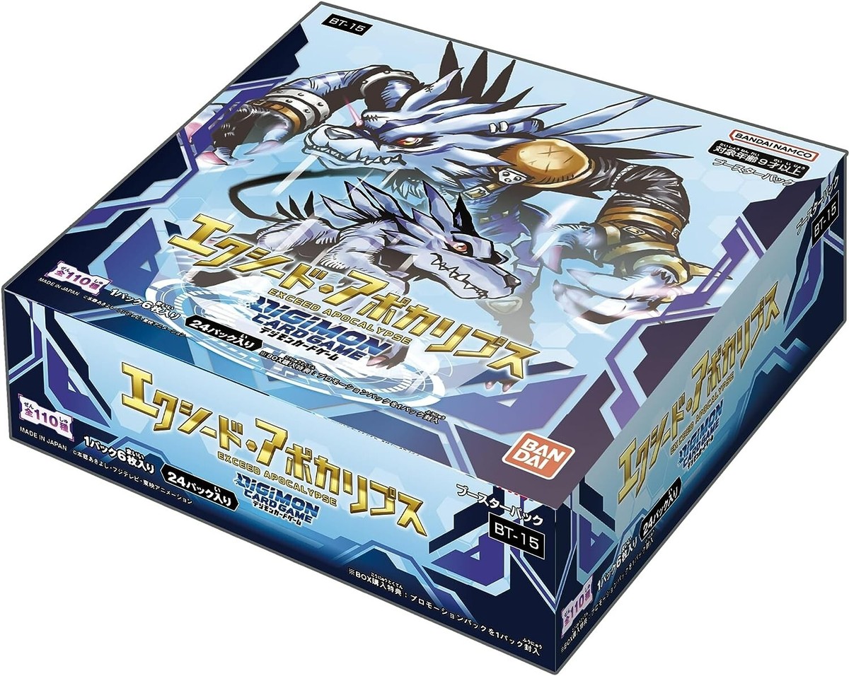 Digimon Card Game Exceed Apocalypse BT-15 Booster Pack Box BANDAI