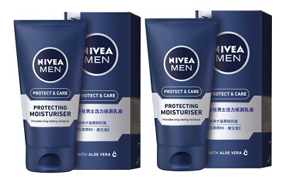 NIVEA MEN Protect & Care Protecting Moisturiser 75ml x 2