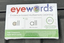 EYEWORDS Multisensory Sight Words Cards Set 2: Words 51-100