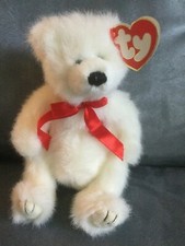 TY BEANIE BABY BEAR ATTIC TREASURES COLLECTION AMORE WHITE BEAR - NEW WITH TAGS