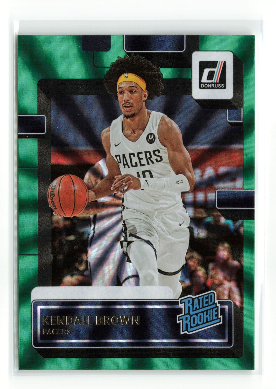 KENDALL BROWN #247 RC GREEN 2022-23 PANINI DONRUSS BASKETBALL PACERS