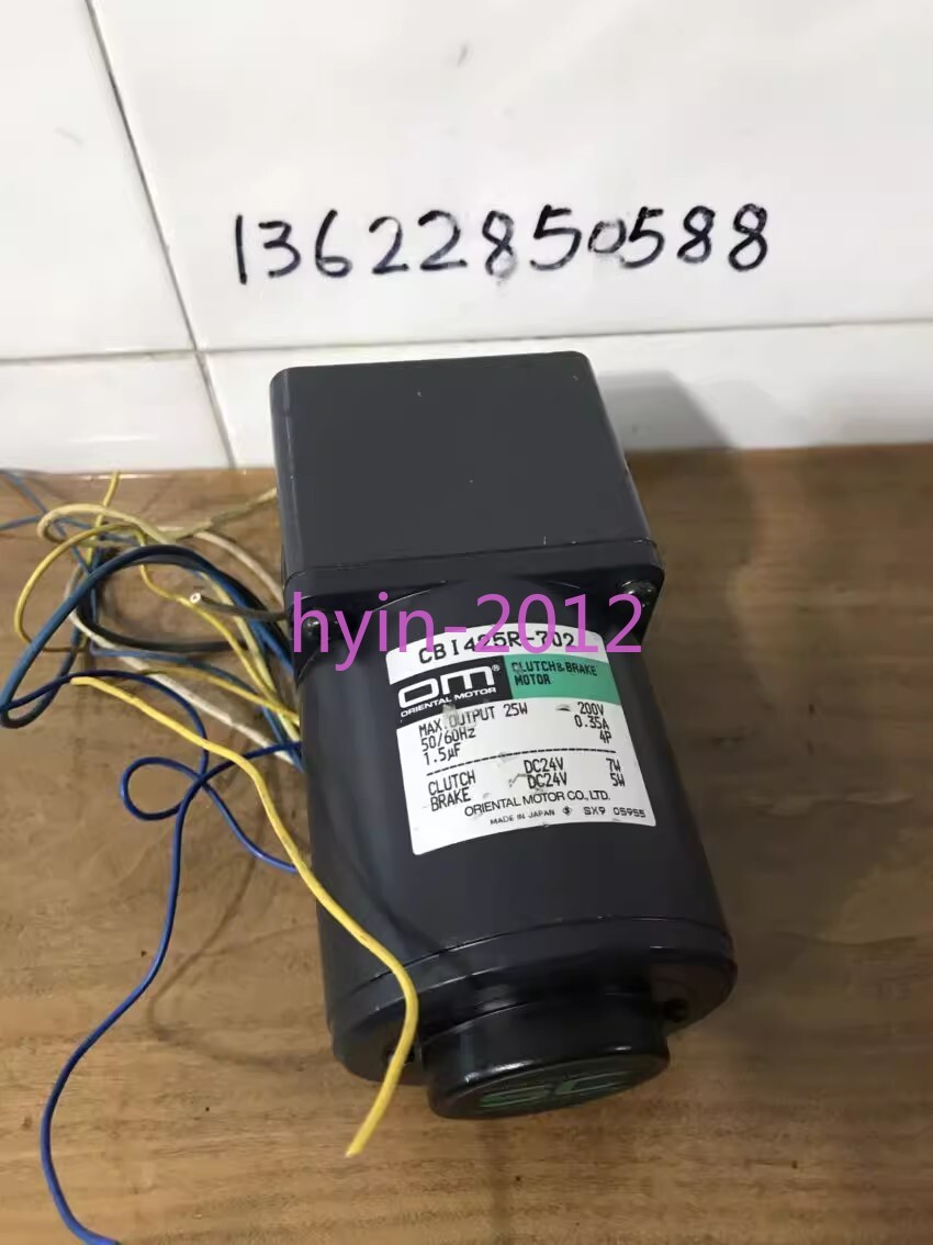 1pcs Used CBI425R-702 clutch brake speed regulating motor OM 1pcs Used CBI425R-702 clutch brake speed regulating motor OM