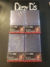 100 Ultra Pro 3 X 5 Ultra Clear Toploaders 4 Packs of 25 Loaders