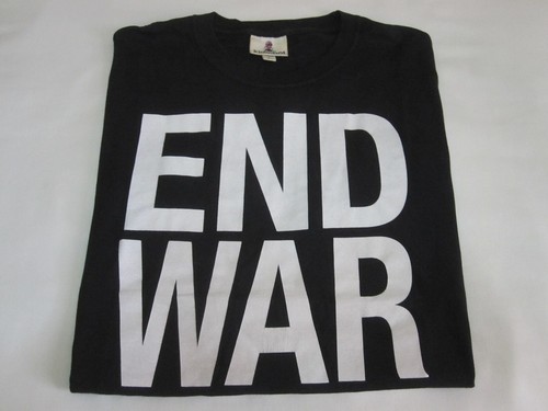 Vintage Kidrobot "End War" Graphic Print T-Shirt (Color: Black | Size: Large) - Picture 15 of 15