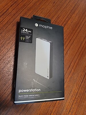 Mophie Powerstation Space Gray 24 Hour Quick Charge External Battery - 6000 mAh 