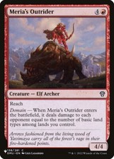 MTG Magic the Gathering Meria's Outrider (DMU-138/2869) The List NM