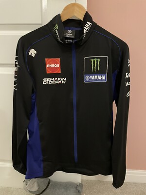 Offical Monster Energy Yamaha Moto Gp 2020 Team Zip Sweatshirt Size Small 