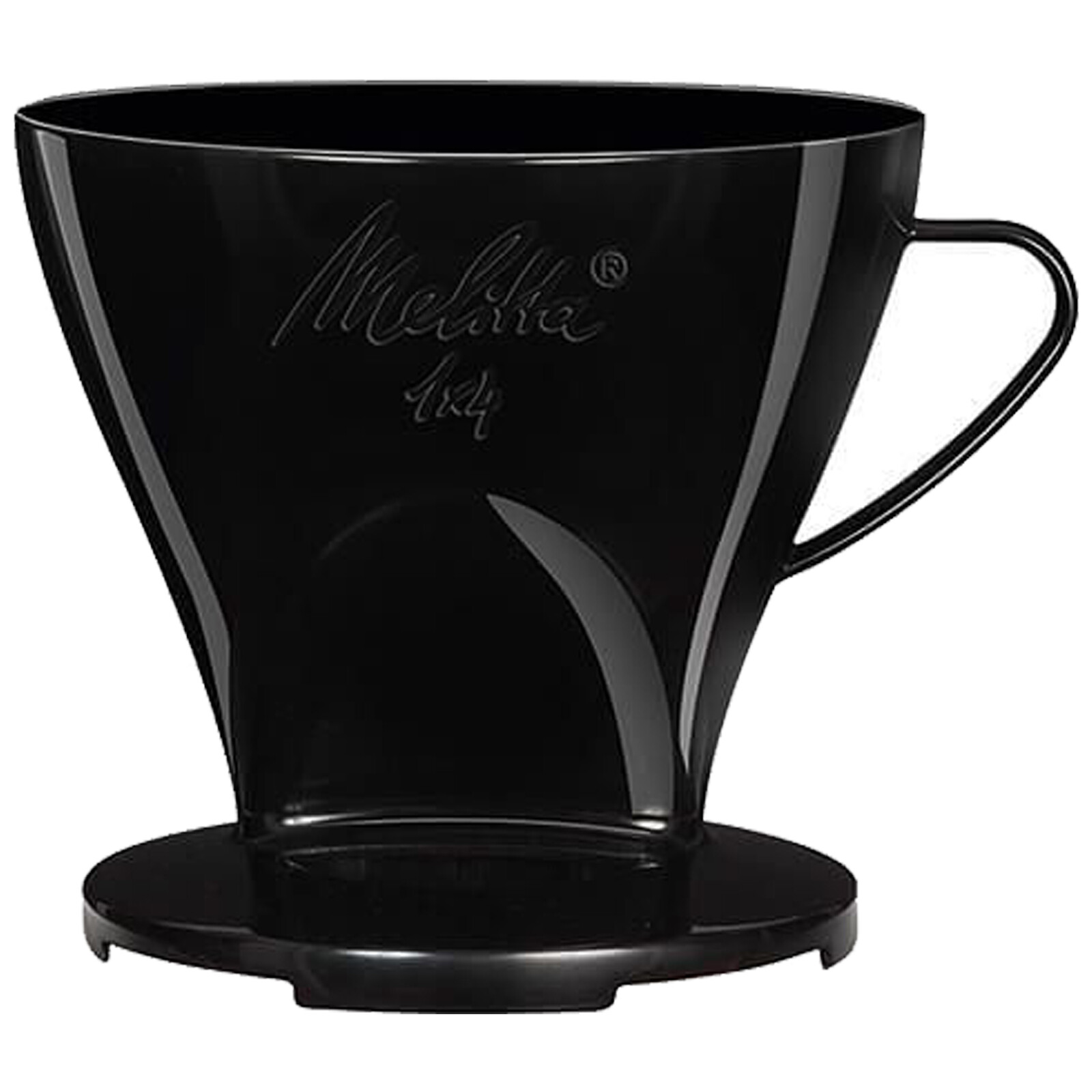 MELITTA Pour Over Filter Holder Coffee 1 Jug 2 Cups 1x4 Black 6761018