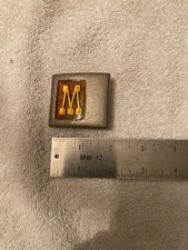 Vintage Lee NY Belt Buckle Scale Ensignia " w " or " m '