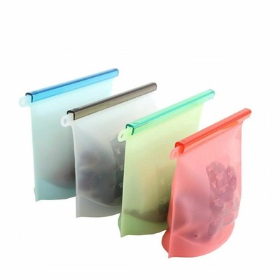 silicone reusable storage bolsas