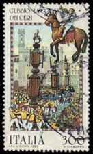 ITALY 1562 - Folk Celebrations "La Corsa dei Ceri Procession" (pb55910)