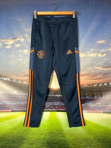 Manchester United Training Football Soccer Pants Adidas Young Size S (9-10YRS)