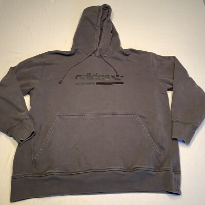 Adidas Kaval Graphic Print Hoodie Mens 2XL Hooded Sweatshirt Double Sided  Spots - Main Image