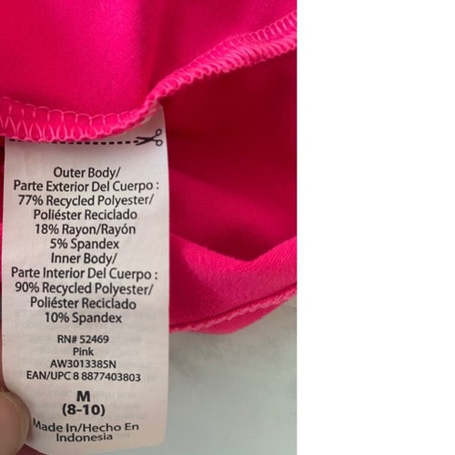 EUC Athletic Works Tank Top Racerback Activewear Hot Pink Sleeveless Size M - Picture 5 of 6