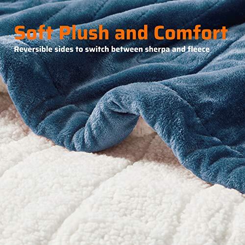 Sherpa Soft California King Electric Blanket with Dual Controls, Heating Blan... eBay