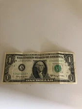 Rare 1963 one dollar bill with star note