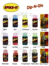 Spike-It Dip-N-Glo GARLIC Scent Dye 2 oz Bottle - Choose Color