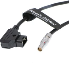 Alvin’s Cables 2 Pin Female to D-tap Power Cable for Red Komodo Camera