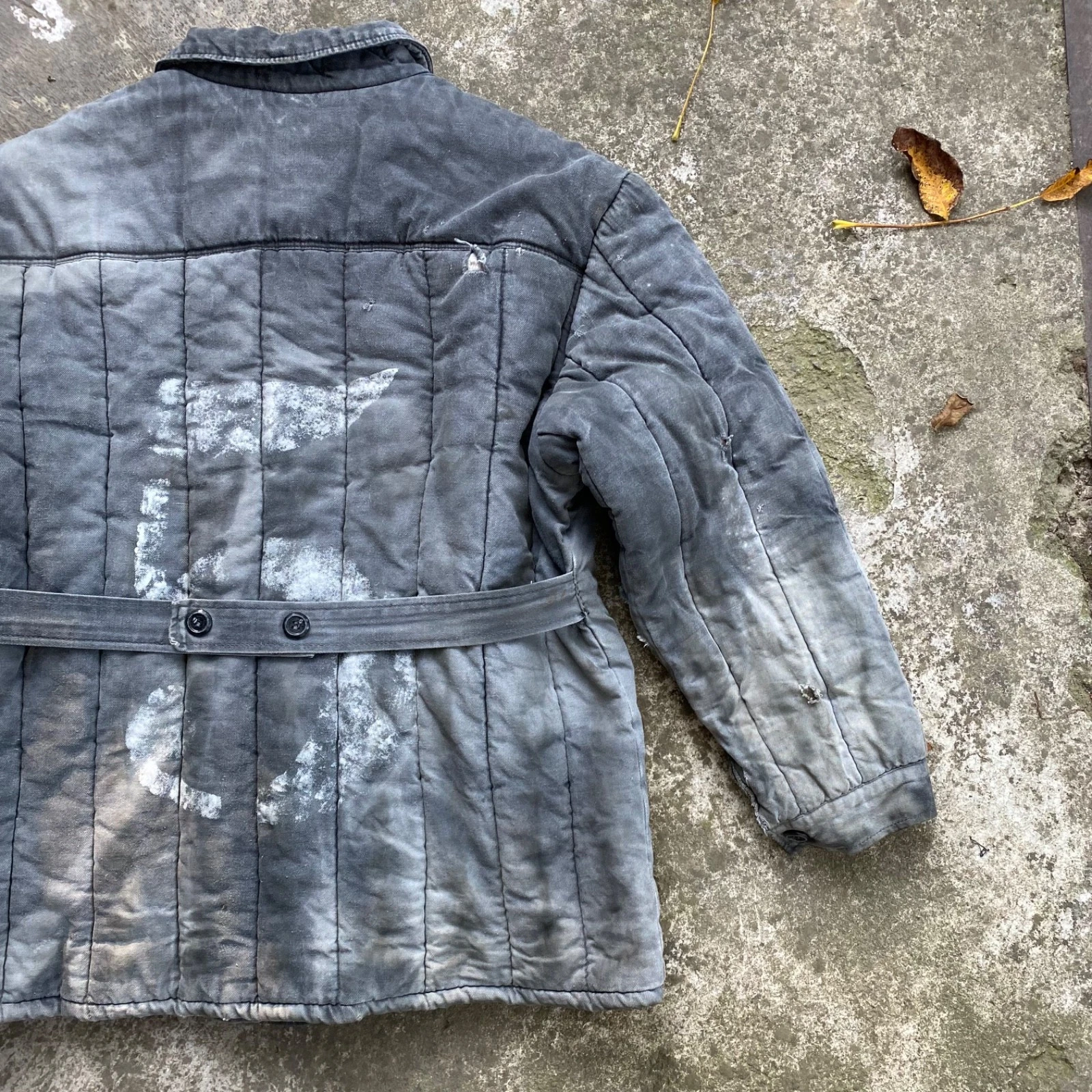 Vintage 80s ussr soviet army military work vatnik telogreika jacket - product detail image 10