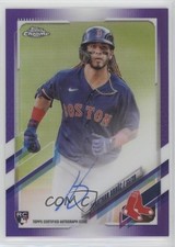 2021 Topps Chrome Rookie Purple Refractor /250 Jonathan Arauz #RA-JAR Auto 0il7