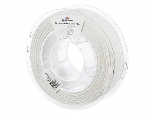 Filament Spectrum 81448 FlameGuard PLA 1.75mm FLEECE WHITE 1 Piece