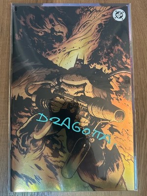 Absolute Batman Annual 1, DWJ Foil Cover B - SIGNED Nick Dragotta w/ COA - 2P