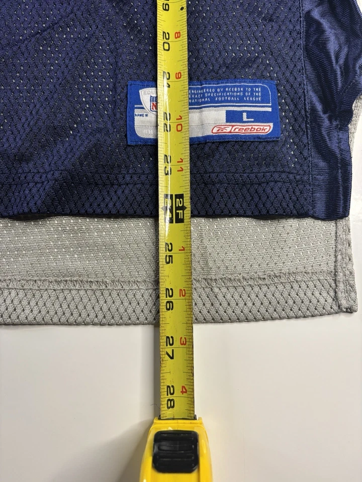 Vintage Reebok Dallas Cowboys Keyshawn Johnson #19 Jersey Size Youth L Blue NFL - Image 2 of 4