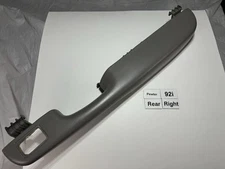 99-06 Silverado Sierra Rear Right Armrest PEWTER GRAY 92i Door Pull Grab Handle