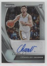 2021-22 Panini Prizm Draft Picks Silver Chandler Vaudrin #DP-CVA Auto 07mp