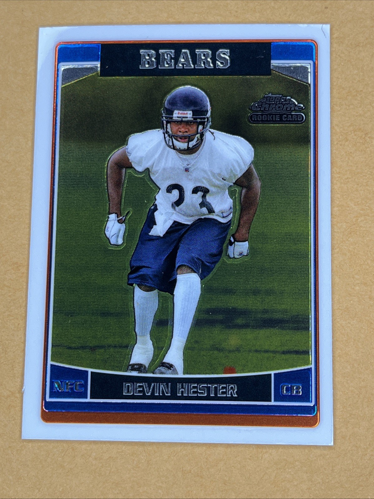 2006 Topps Chrome Base Rookie DEVIN HESTER #252 Chicago Bears HOF