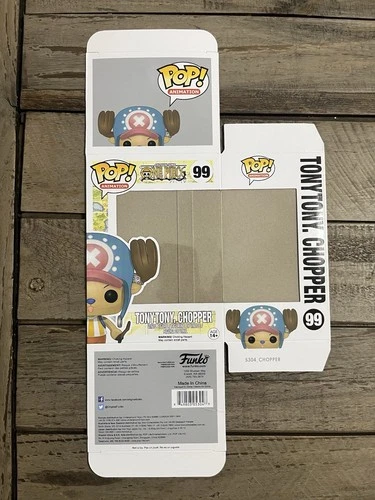 Funko POP Box Only #99 Tony Tony Chopper One Piece Anime Empty Replacement