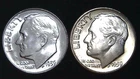 1959-P D  10C Roosevelt Dime (2  Coins) BU 90% Silver 26ctt0106-4