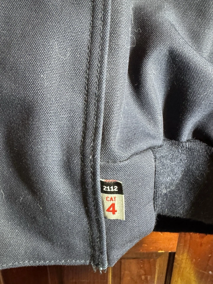 Chaqueta Carhartt FR Para Hombre Talla Grande Azul 101621 410 Logo Nueva Sin Etiquetas Foto 4 de 4