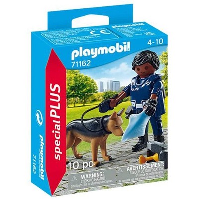 Playmobil Special Plus Policeman With Dog Building Set 71162  NEW IN STOCK
