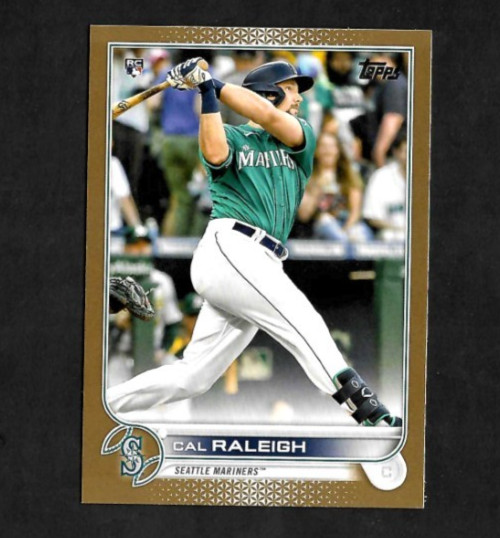Cal Raleigh 2022 Topps #277 Gold /2022 Rookie Card RC Mariners Big Dumper