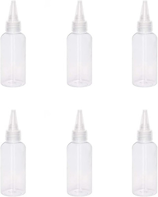 6 Pieces Plastic Squeeze Bottles 2Oz Small Squeeze Bottles Plastic