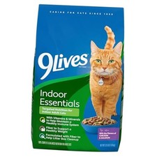  Indoor Essentials Dry Cat Food for 3.15 Pound (Pack of 4) Chicken & Salmon 2.79 per pound