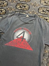 Vtg Foreigner 1981-82 Tour Double Sided Graphic Shirt Size M