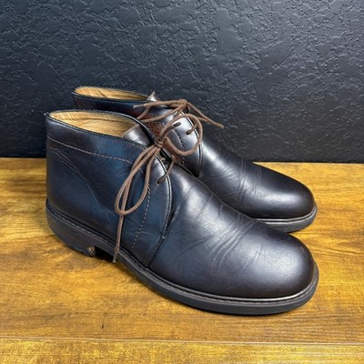Banana Republic Leather Chukka Boot Dark Brown Leather Mens Size 11 D