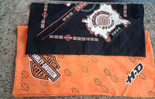 Lot of 2 Harley Davidson Bandana 23"x23" each  Authentic -- Never worn or used