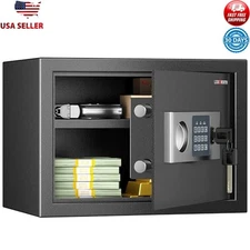 Digital Security Safe Box Money Jewelry Documents Home Office Indoor Storage New