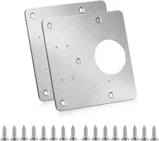 Cabinet Hinges Repair Plate,Stainless Steel Hinge Repair Brackets Kit,Kitchen Cu